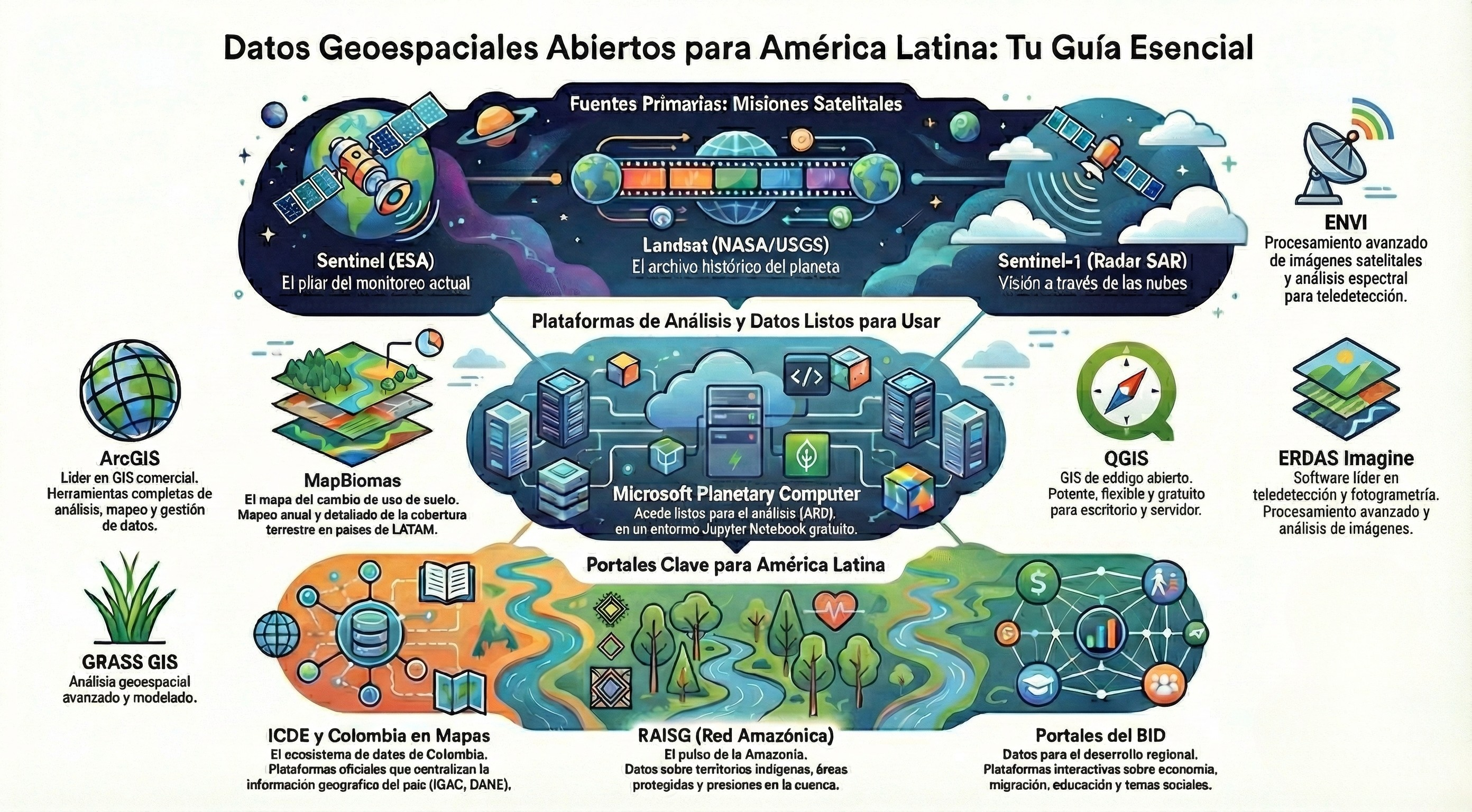 Datos Geoespaciales Abiertos para América Latina: Tu Guía Esencial